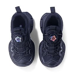 Cute Walk by Babyhug Sneaker with Lace up Closure - Black