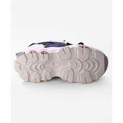 Cute Walk by Babyhug Sneaker with Lace Up Closure - White & Blue