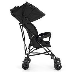 Babyhug Air Glide Buggy Light Weight Stroller with Canopy - Black