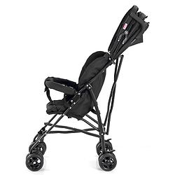 Babyhug Air Glide Buggy Light Weight Stroller with Canopy - Black
