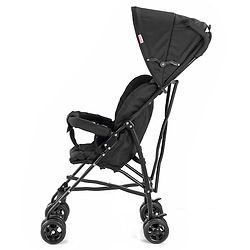 Babyhug Air Glide Buggy Light Weight Stroller with Canopy - Black