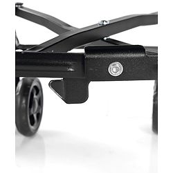 Babyhug Air Glide Buggy Light Weight Stroller with Canopy - Black
