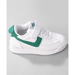 Cute Walk by Babyhug Sneaker with Lace Up Closure - Green