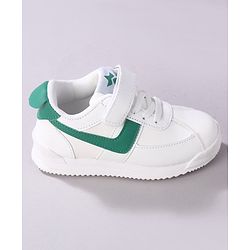 Cute Walk by Babyhug Sneaker with Lace Up Closure - Green