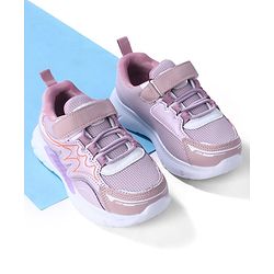 Cute Walk by Babyhug Velcro Closure Sneakers - Navy Blue