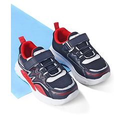 Cute Walk by Babyhug Velcro Closure Sneakers - Navy Blue