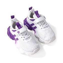 Cute Walk by Babyhug Sneaker Shoes With Velcro Closure - White & Purple