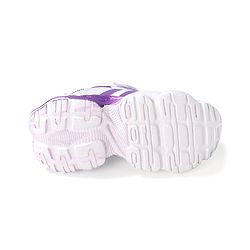 Cute Walk by Babyhug Sneaker Shoes With Velcro Closure - White & Purple