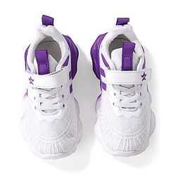 Cute Walk by Babyhug Sneaker Shoes With Velcro Closure - White & Purple