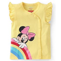 Babyhug Interlock Frill Sleeves Front Open Jhablas Minnie & Friends Print Pack of 3 - Multicolour