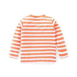 Babyhug Disney Single Jersey Full Sleeves T-Shirts With Winnie & Friends Graphic and Badge Detailing Pack of 2 - Yellow & Orange