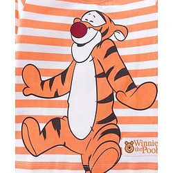 Babyhug Disney Single Jersey Full Sleeves T-Shirts With Winnie & Friends Graphic and Badge Detailing Pack of 2 - Yellow & Orange