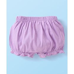 Babyhug Single Jersey 100% Cotton Knit Bloomers Bunny & Floral Print Pack of 5 - White Orange & Yellow