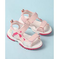 Cute Walk by Babyhug Sandals With Velcro Closure - Pink
