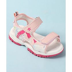 Cute Walk by Babyhug Sandals With Velcro Closure - Pink