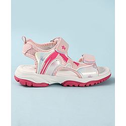 Cute Walk by Babyhug Sandals With Velcro Closure - Pink