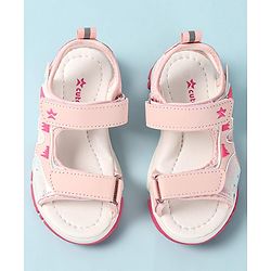 Cute Walk by Babyhug Sandals With Velcro Closure - Pink