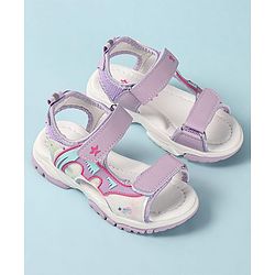 Cute Walk by Babyhug Sandals With Velcro Closure - Purple