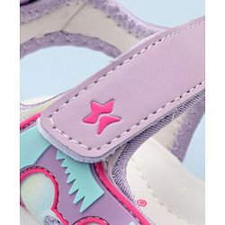 Cute Walk by Babyhug Sandals With Velcro Closure - Purple