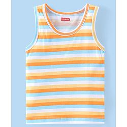 Babyhug 100% Cotton Sleeveless Vest Animal Print Pack of 3 - Yellow