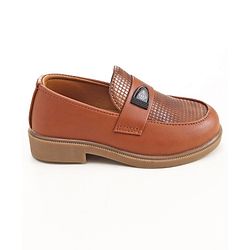 Cute Walk by Babyhug Slip On Loafer Shoes - Brown