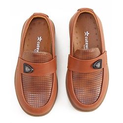 Cute Walk by Babyhug Slip On Loafer Shoes - Brown