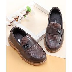Cute Walk by Babyhug Slip On Loafer Shoes - Brown