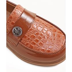 Cute Walk by Babyhug Slip On Formal Shoes- Brown