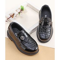 Cute Walk by Babyhug Slip On Formal Shoes- Brown