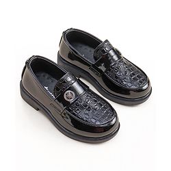 Cute Walk by Babyhug Slip On Formal Shoes- Brown