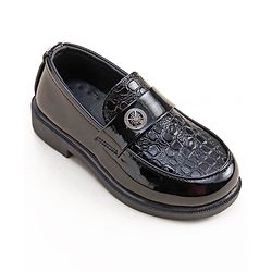 Cute Walk by Babyhug Slip On Formal Shoes- Brown