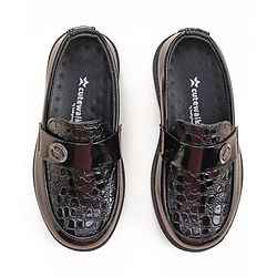 Cute Walk by Babyhug Slip On Formal Shoes- Brown