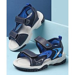 Cute Walk by Babyhug Sandals with Velcro Closure - Blue