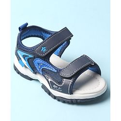 Cute Walk by Babyhug Sandals with Velcro Closure - Blue