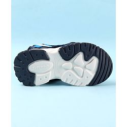 Cute Walk by Babyhug Sandals with Velcro Closure - Blue