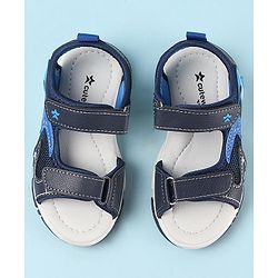 Cute Walk by Babyhug Sandals with Velcro Closure - Blue