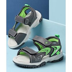Cute Walk by Babyhug Sandals with Velcro Closure - Blue