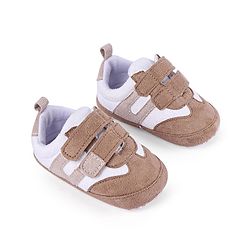 Cute Walk by Babyhug Colour Block Velcro Closure Booties - Grey