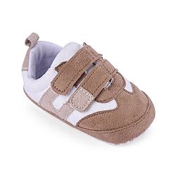 Cute Walk by Babyhug Colour Block Velcro Closure Booties - Grey