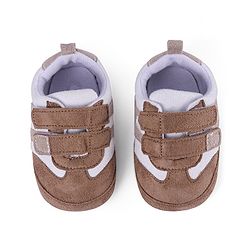 Cute Walk by Babyhug Colour Block Velcro Closure Booties - Grey