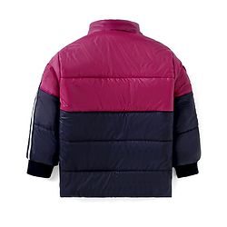 Babyhug Woven Full Raglan Sleeves Hooded Jacket with Cut & Sew Design & Patch Detailing - Plum