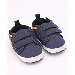 Cute Walk by Babyhug Booties Velcro Closure - Navy Blue