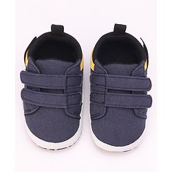 Cute Walk by Babyhug Booties Velcro Closure - Navy Blue