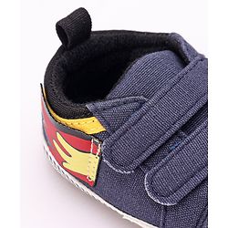 Cute Walk by Babyhug Booties Velcro Closure - Navy Blue