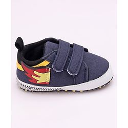 Cute Walk by Babyhug Booties Velcro Closure - Navy Blue