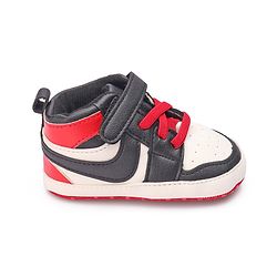 Cute Walk by Babyhug Booties with Velcro Closure -  Red