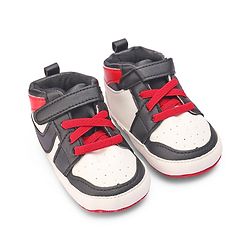 Cute Walk by Babyhug Booties with Velcro Closure -  Red