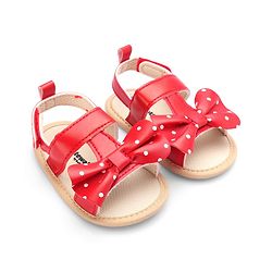 Cute Walk by Babyhug Velcro Closure Booties Bow Applique - Black
