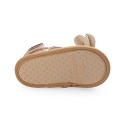 Cute Walk by Babyhug Velcro Closure Booties Bow Applique - Black