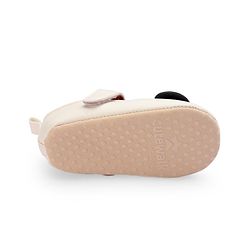 Cute Walk by Babyhug Velcro Closure Booties Bow Applique - Black